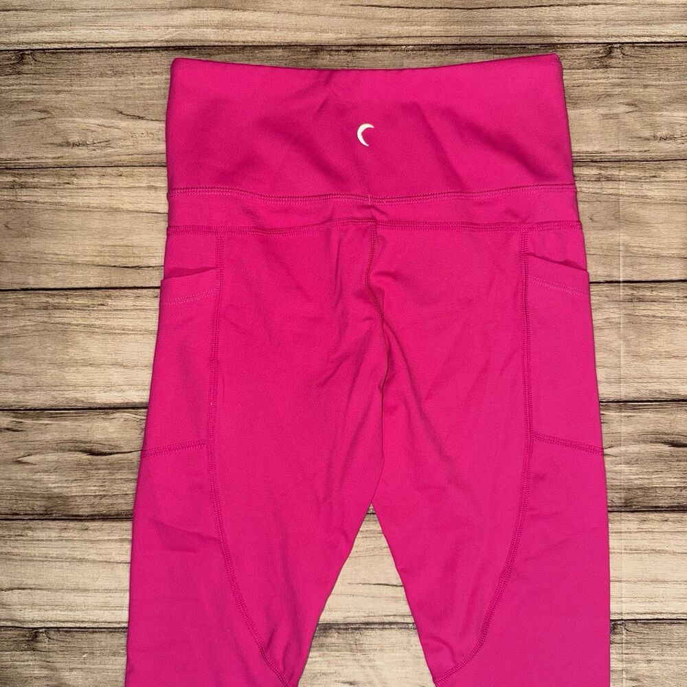 Zyia Active Women’s Pocket Light and Tight Pink Capri Leggings Size 4 - Picture 3 of 9